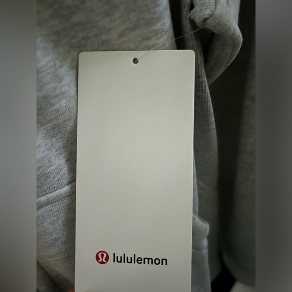 NWT Lululemon Scuba Oversized Funnel-Neck Full Zip - Heathered Grey - XS/S - Picture 9 of 9